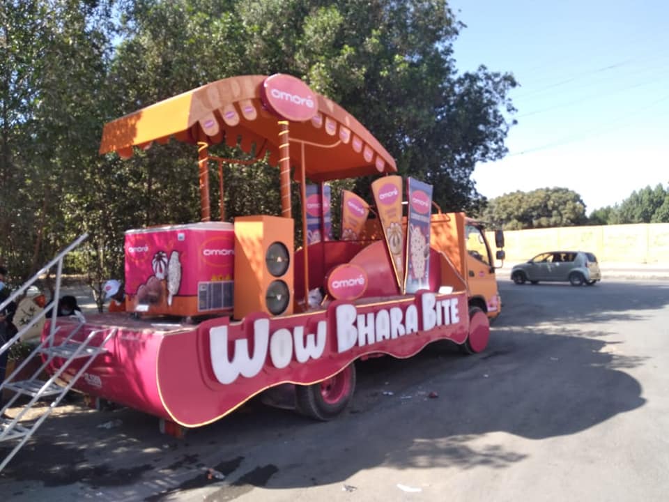 latest project of creative float truck advertisement of fullyad