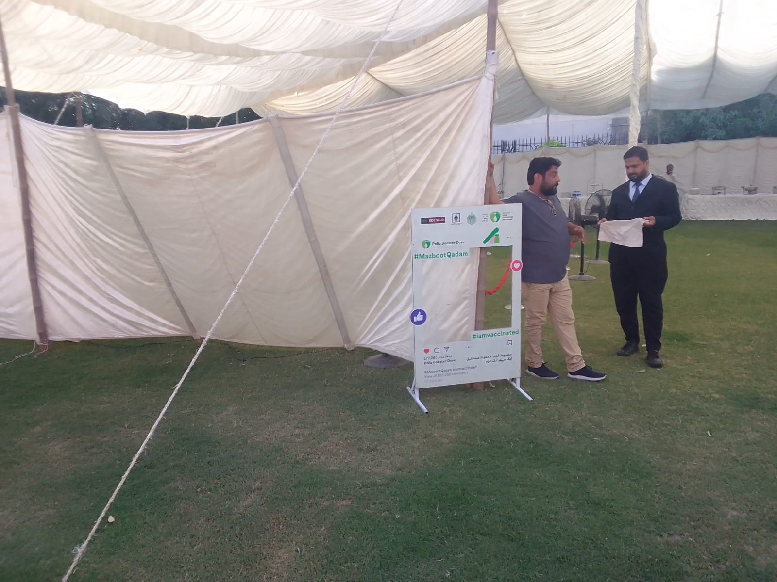 latest mall branding (inside & Outside) activity of polio booster dose campaign (mazboot qadam) organized by fullyad